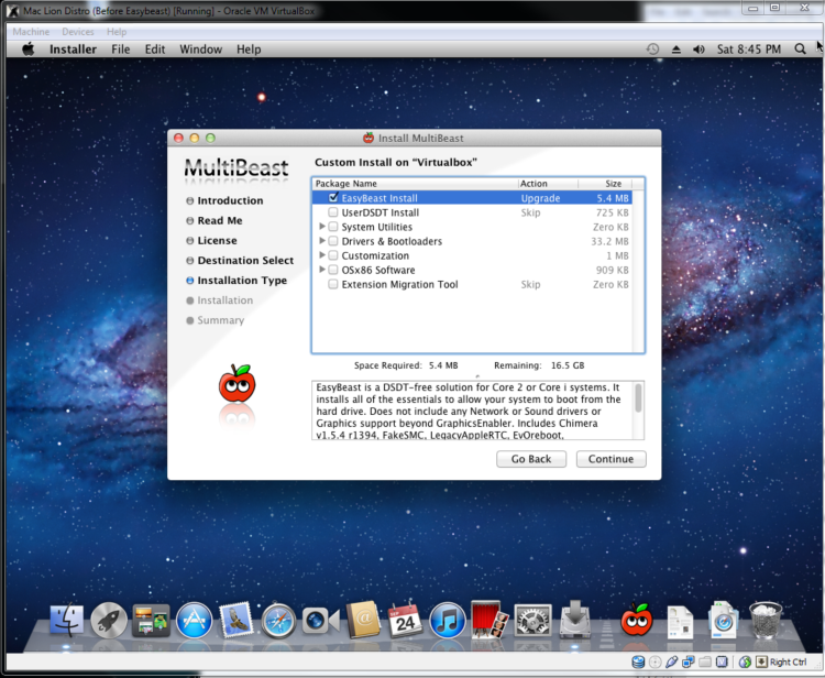 virtualbox drive for mac os x